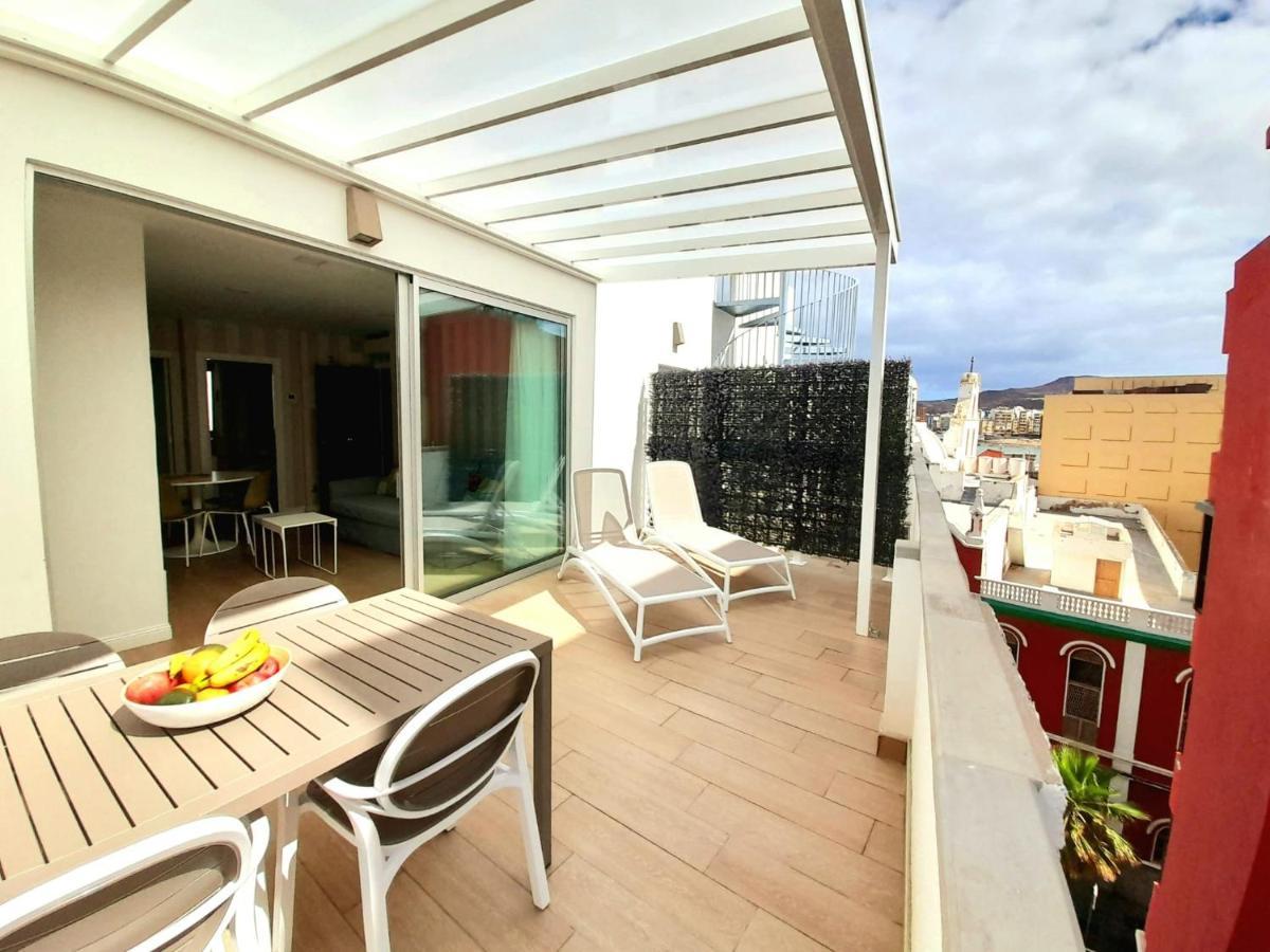 Malibu Canteras Atico 22 Con Terraza - Penthouse With Terrace (Adults Only) لاس بالماس دي غران كاناريا المظهر الخارجي الصورة
